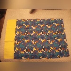 Home made mickey mouse pillow case